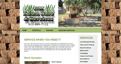 Desktop Screenshot of gmlawncareandservices.com