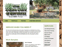 Tablet Screenshot of gmlawncareandservices.com